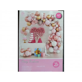 Veľká sada balónikov na girlande ružovo-zlatá 117 ks Veľká sada balónikov na girlande ružovo-zlatá 117 ks