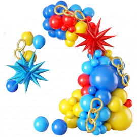 Veľká sada balónikov na girlande Chain Star 70ks Veľká sada balónikov na girlande Chain Star 70ks