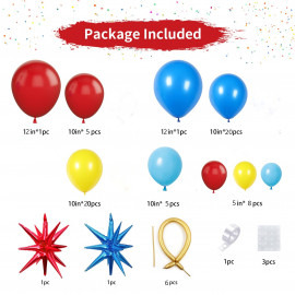 Veľká sada balónikov na girlande Chain Star 70ks Veľká sada balónikov na girlande Chain Star 70ks