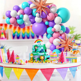 Veľká sada balónikov na girlande Beauty Pink 70ks