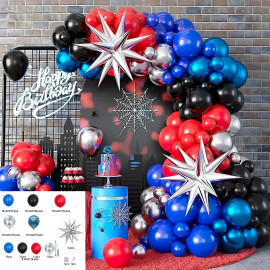 Veľká sada balónikov na girlande Spider collection 70ks Veľká sada balónikov na girlande Spider collection 70ks