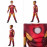 Detský kostým Svalnatý Iron man s maskou 98-110 S