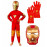Detský kostým Iron man s maskou a rukavicami 98-110 S
