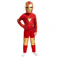 Detský kostým Iron man s maskou a rukavicami 122-134 L