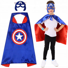 Detský karnevalový prevlek Avengers Kapitán Amerika 2v1