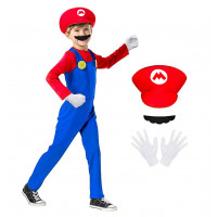 Detský kostým Super Mario Mario 122-134 L