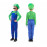 Detský kostým Super Mario Luigi 122-134 L