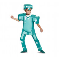 Detský kostým Minecraft Steve diamantový 116-122 M