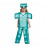 Detský kostým Minecraft Steve diamantový 116-122 M