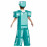 Detský kostým Minecraft Steve diamantový 128-134 L
