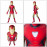 Detský kostým Avengers Iron man s maskou 134-146 XL