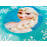 Detský karnevalový prevlek Frozen Elsa s vločkami 2v1