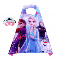 Detský karnevalový prevlek Frozen Elsa a Anna Friends 2v1