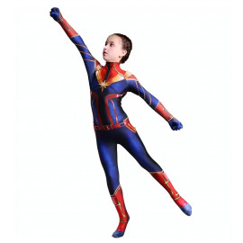 Detský kostým Superhrdinka Captain Marvel 122-134 L