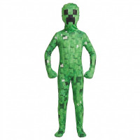 Detský kostým Minecraft Creeper Premium s maskou 122-134 L