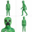 Detský kostým Minecraft Creeper Premium s maskou 122-134 L
