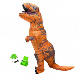 Detský kostým samonafukovací Dino T-Rex 122-134 L