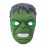Hulk svietiaca maska zelená
