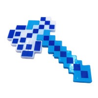 Svietiaca diamantová sekera so zvukmi Minecraft 35cm