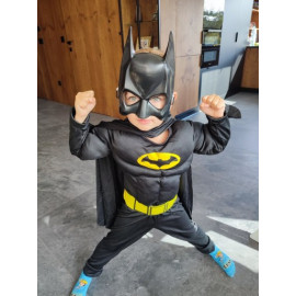 Detský kostým Svalnatý Batman s maskou 116-122 M