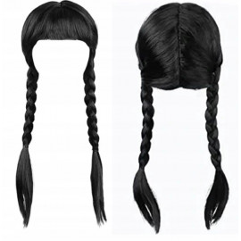 Detský kostým Wednesday classic s parochňou 128-134 L Detský kostým Wednesday classic s parochňou 128-134 L