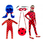 Detský kostým Lienka s parochňou a doplnkami 98-110 S