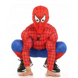 Detský kostým Svalnatý Spiderman 98-110 S