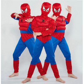 Detský kostým Svalnatý Spiderman 98-110 S