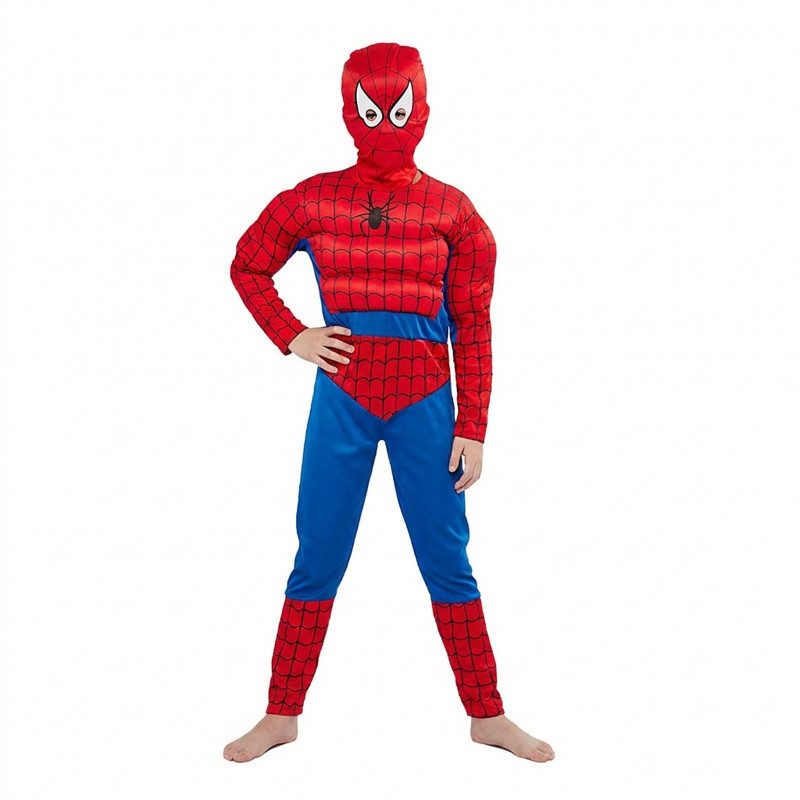 Detský kostým Svalnatý Spiderman 98-110 S