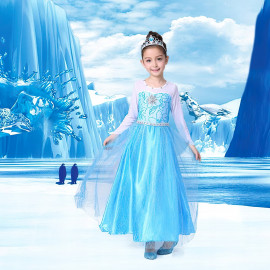 Detský kostým ELSA star s doplňky 110-116 M Detský kostým ELSA star s doplňky 110-116 M