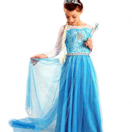 Detský kostým ELSA star s doplňky 134-146 XL Detský kostým ELSA star s doplňky 134-146 XL
