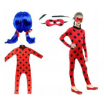 Detský kostým Lienka s parochňou a maskou 98-110 S