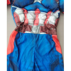 Detský kostým Svalnatý Kapitán Amerika 122-134 L