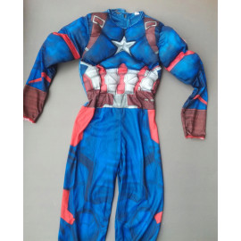 Detský kostým Svalnatý Kapitán Amerika 122-134 L