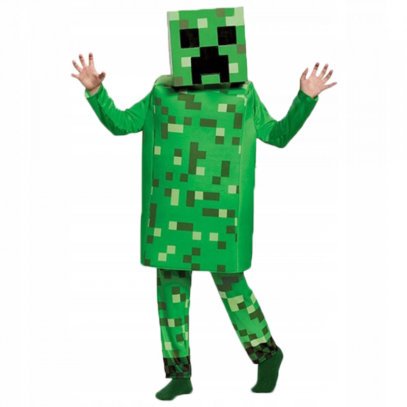 Detský kostým Minecraft Creeper 128-134 L