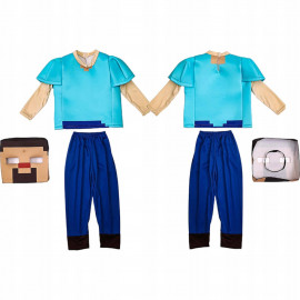 Detský kostým Minecraft Steve 116-122 M