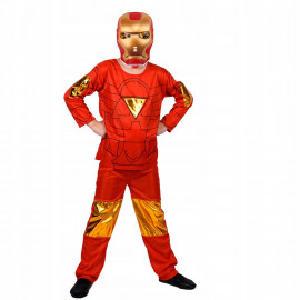 Detský kostým Iron man s maskou a rukavicami 122-134 L