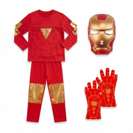 Detský kostým Iron man s maskou a rukavicami 122-134 L