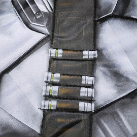 Detský kostým Star Wars Mandalorian s maskou 98-110 S