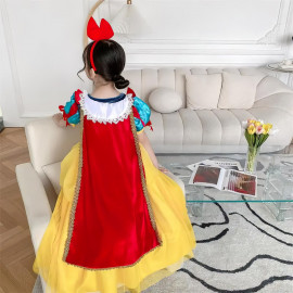 Detský kostým Snehulienka s rukávmi 116-122 M