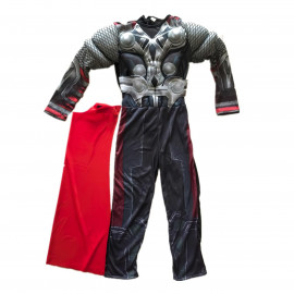 Detský kostým Svalnatý Thor s plášťom 98-110 S