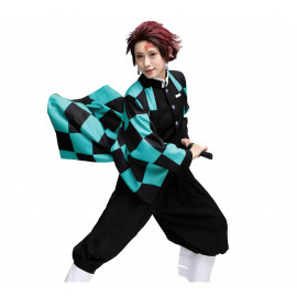 Detský kostým Demon Slayer Tanjiro Kamado 152-158 M