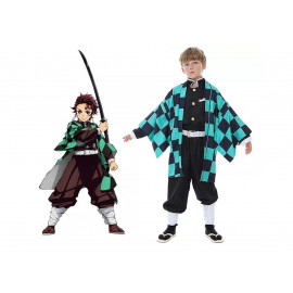 Detský kostým Demon Slayer Tanjiro Kamado 152-158 M