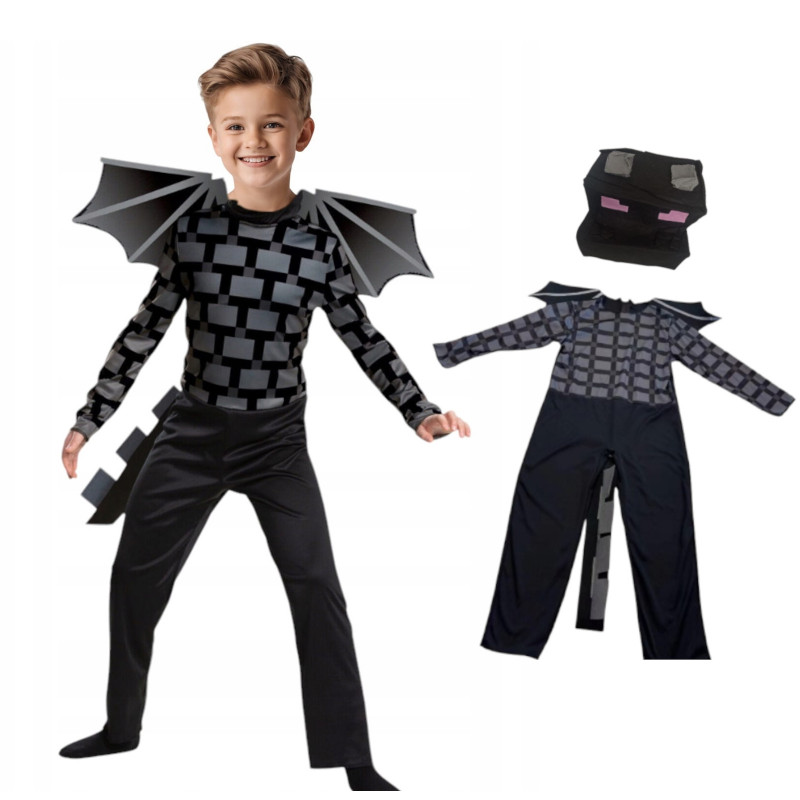 Detský kostým Minecraft Ender Dragon 128-134 L