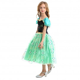Detský kostým ANNA Frozen Premium 134-146 XL