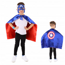 Detský karnevalový prevlek Avengers Kapitán Amerika 2v1