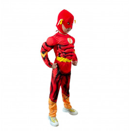 Detský kostým Svalnatý Flash s maskou 110-122 M