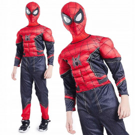 Detský kostým Spiderman s maskou Premium 122-134 L