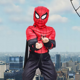 Detský kostým Spiderman s maskou Premium 122-134 L