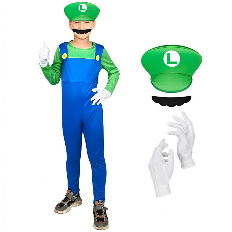 Detský kostým Super Mario Luigi 110-122 M